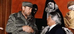 Fidel y Guayasamin